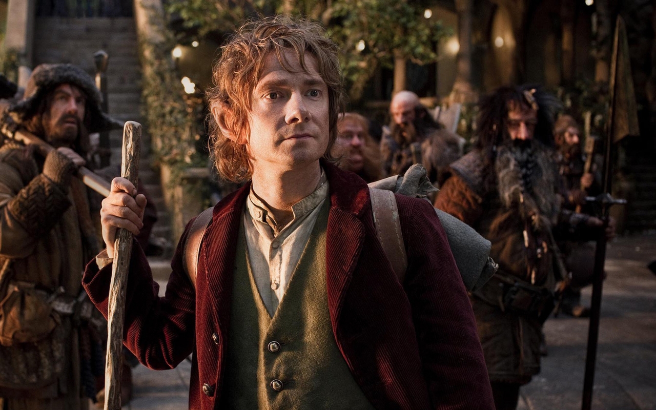 Bilbo Baggins from The Hobbit for 1280 x 800 widescreen resolution