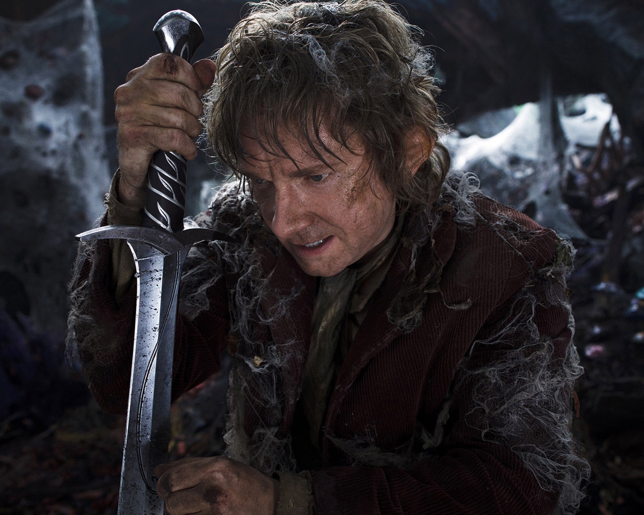 Bilbo Baggins The Hobbit Movie for 1280 x 1024 resolution