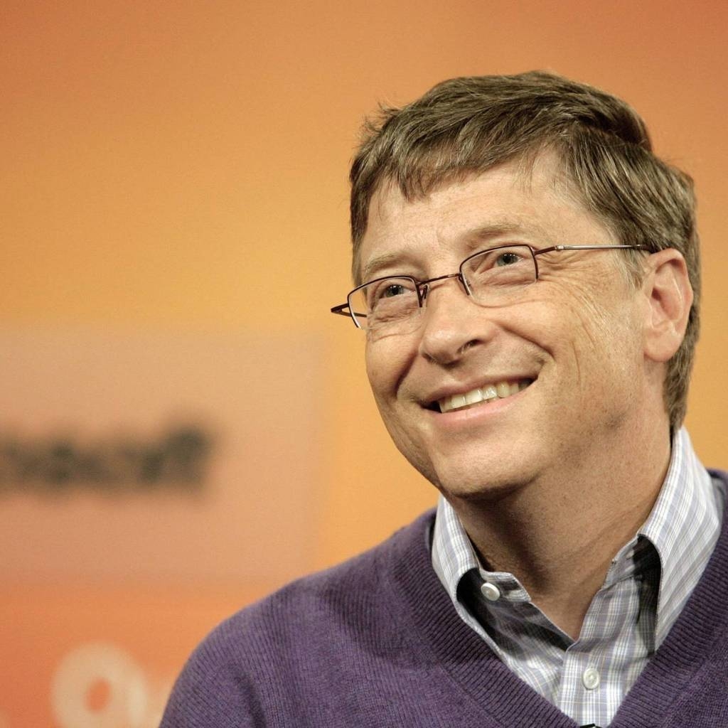 Bill Gates for 1024 x 1024 iPad resolution