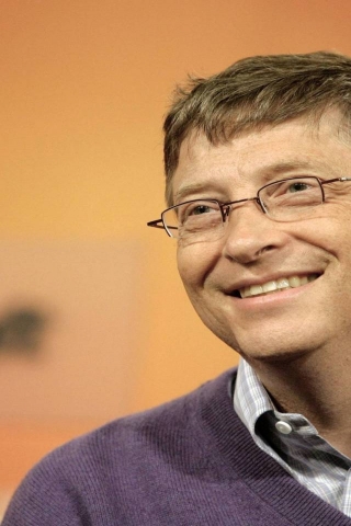 Bill Gates for 320 x 480 iPhone resolution