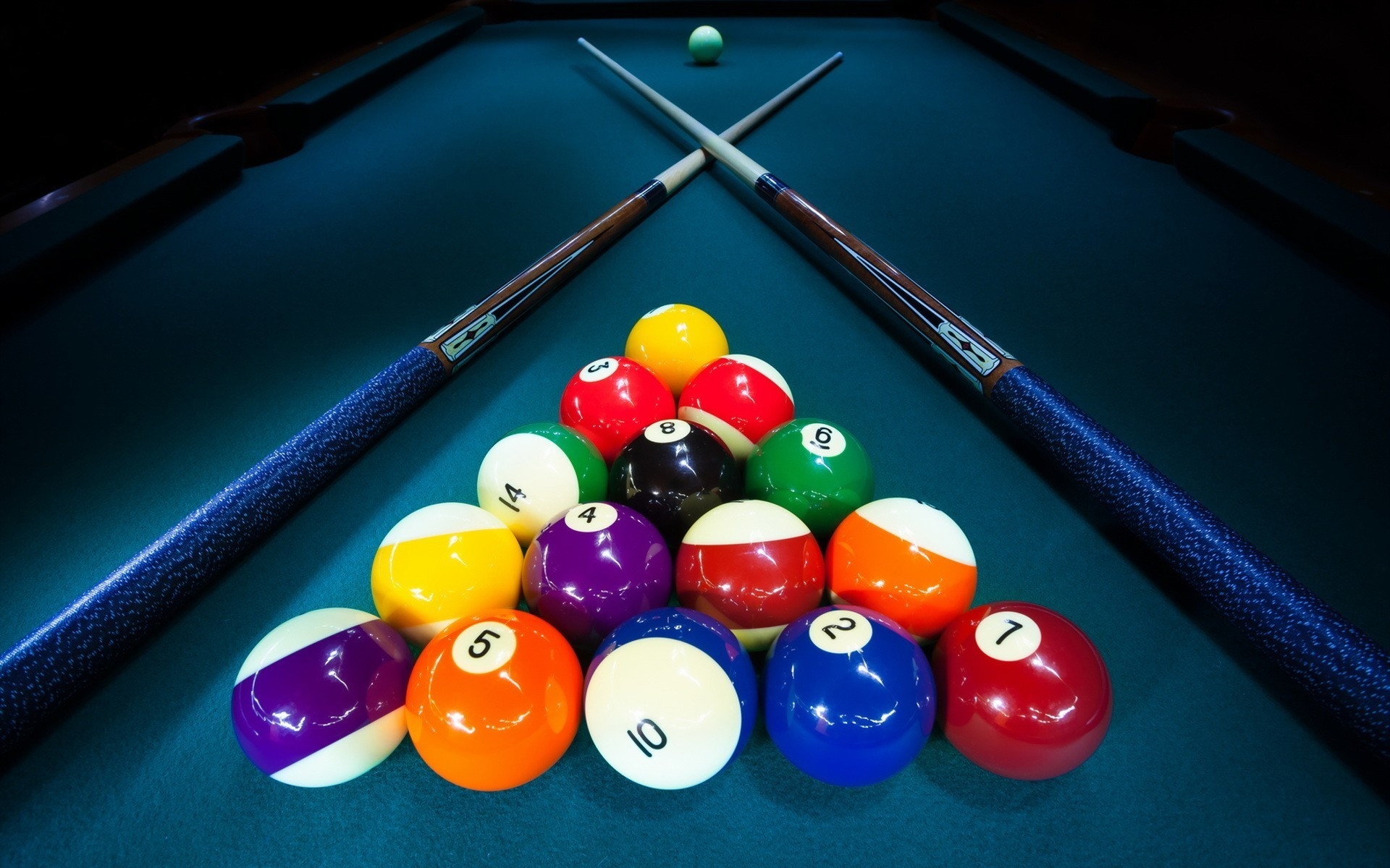 Billiards Game Table for 1920 x 1200 widescreen resolution