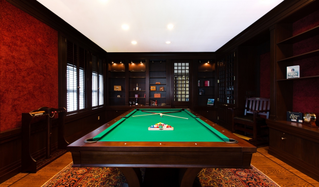 Billiards Table for 1024 x 600 widescreen resolution
