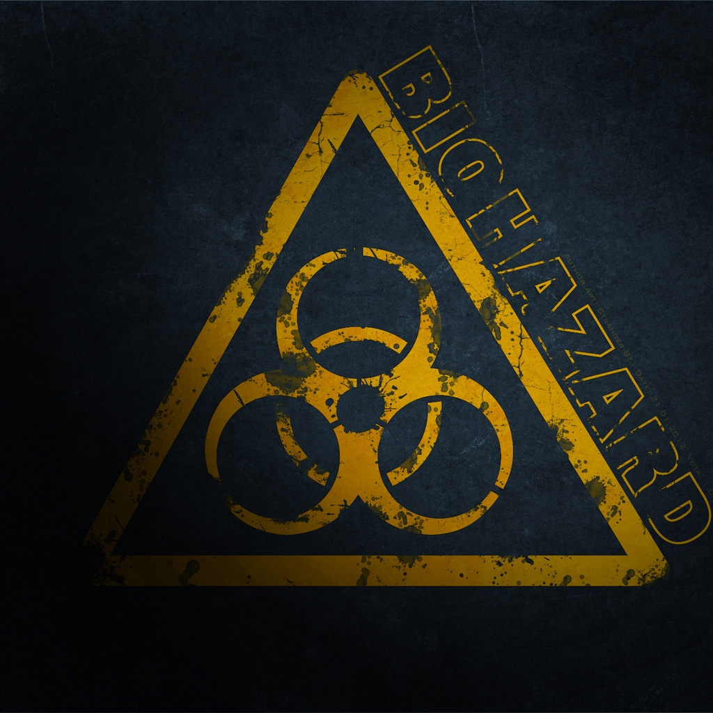 BioHazard Sign for 1024 x 1024 iPad resolution