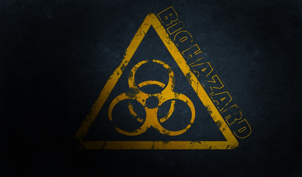 BioHazard Sign for 1024 x 600 widescreen resolution