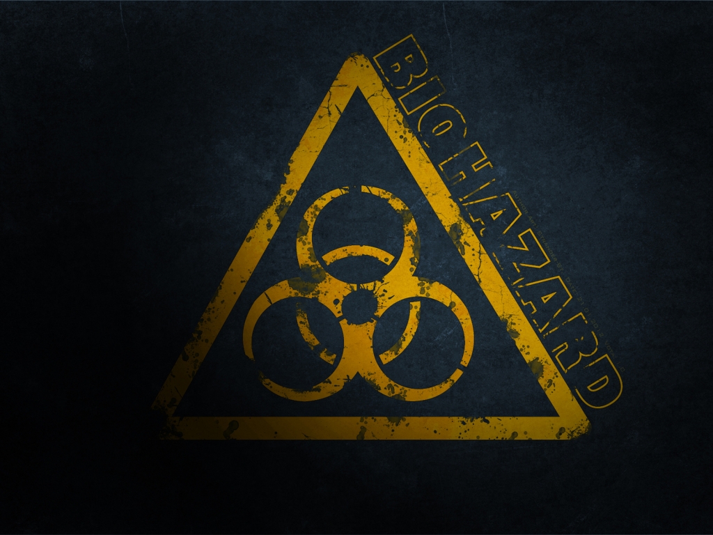 BioHazard Sign for 1024 x 768 resolution