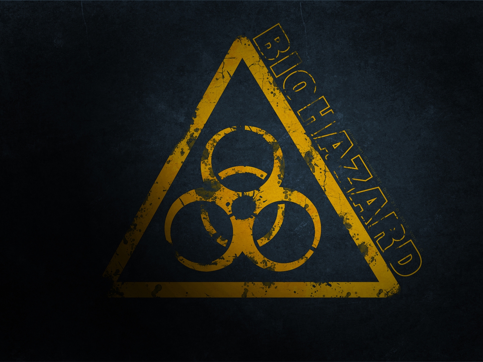 BioHazard Sign for 1600 x 1200 resolution