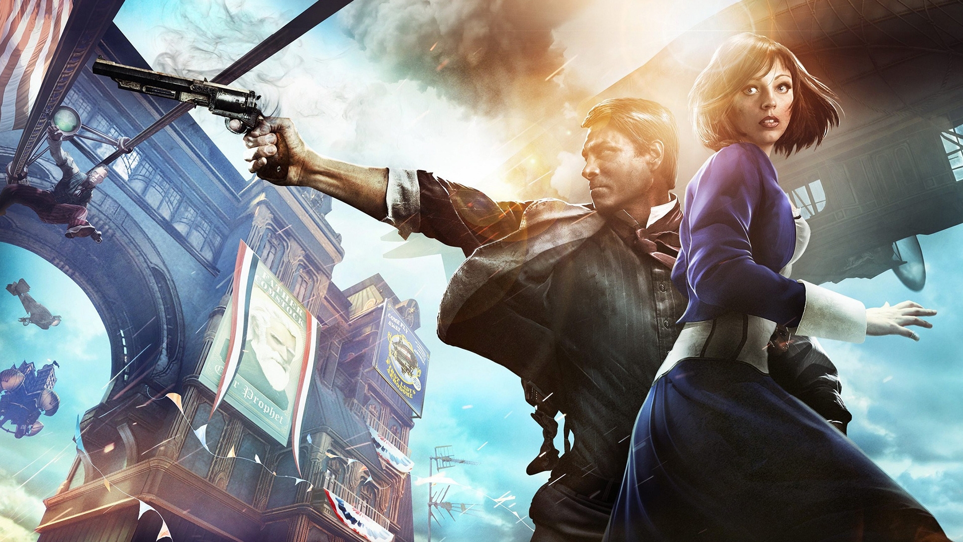 BioShock Infinite Game for 1920 x 1080 HDTV 1080p resolution