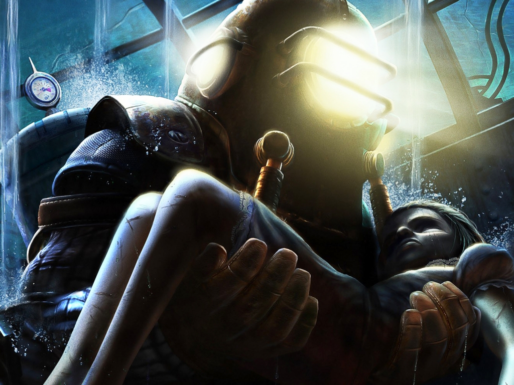 BioShock Person Shooter for 1024 x 768 resolution
