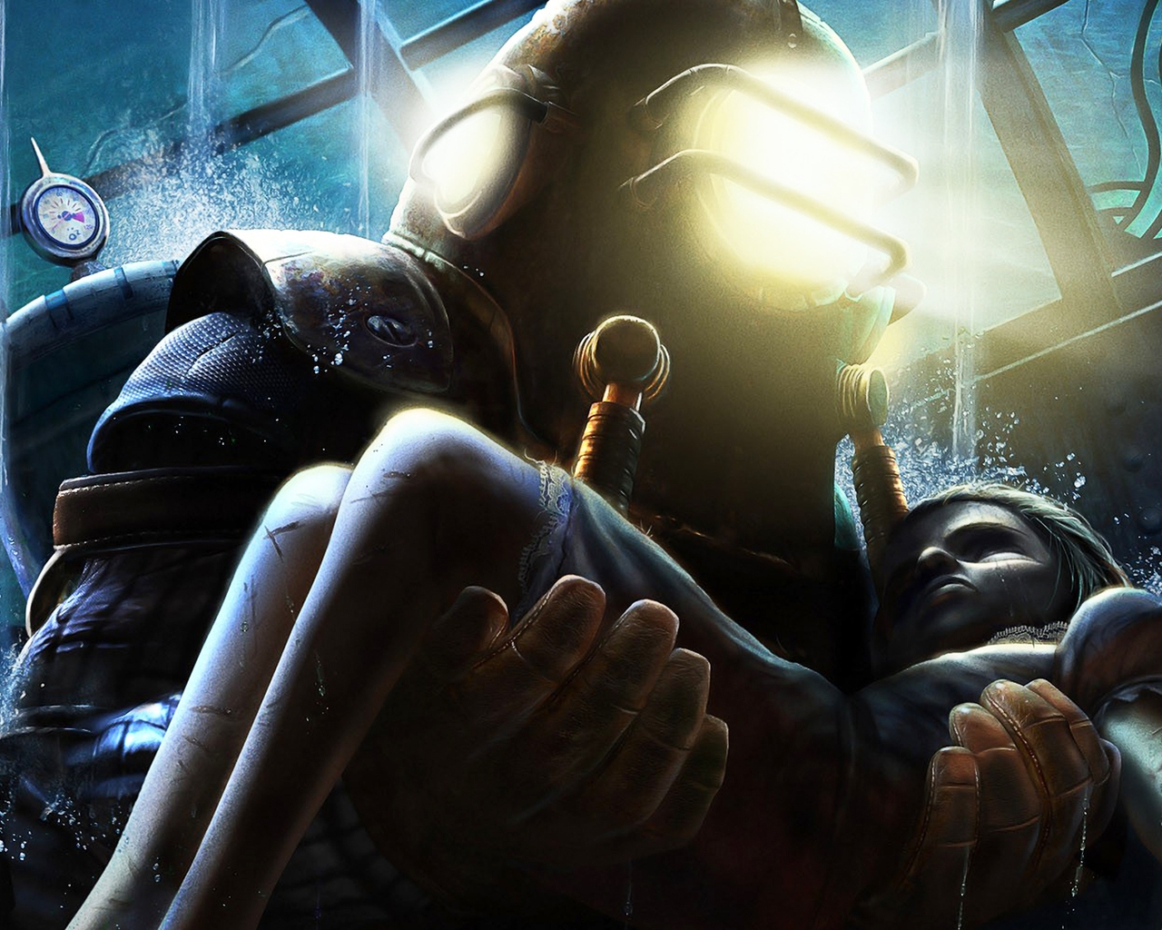 BioShock Person Shooter for 1280 x 1024 resolution