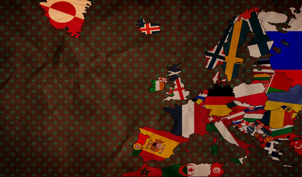 Bits of Flags for 1024 x 600 widescreen resolution