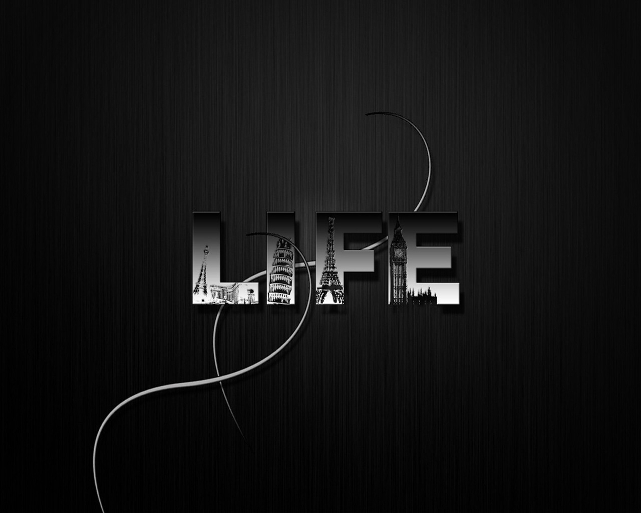 Black and White Life for 1280 x 1024 resolution