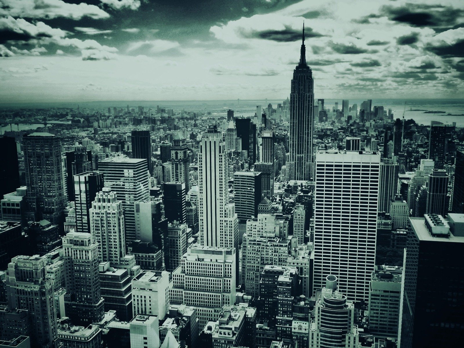 Black and White New York for 1600 x 1200 resolution