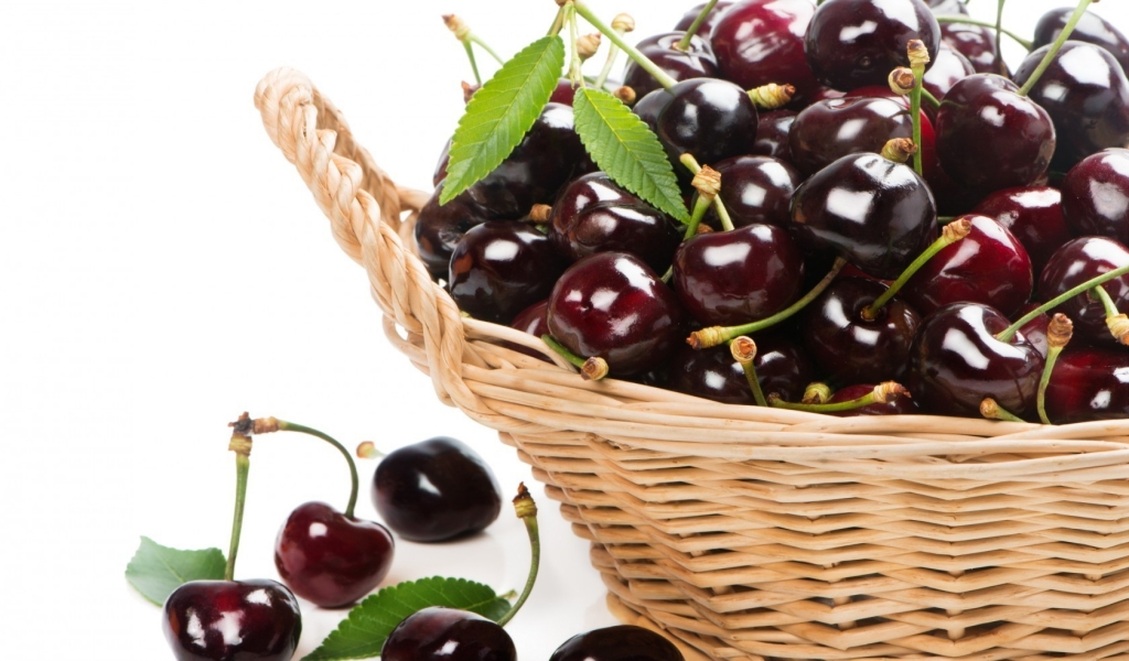 Black Cherries for 1024 x 600 widescreen resolution