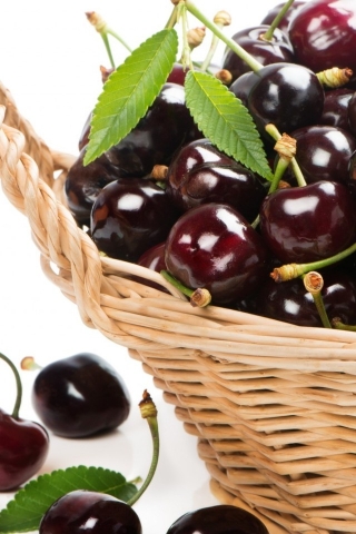 Black Cherries for 320 x 480 iPhone resolution