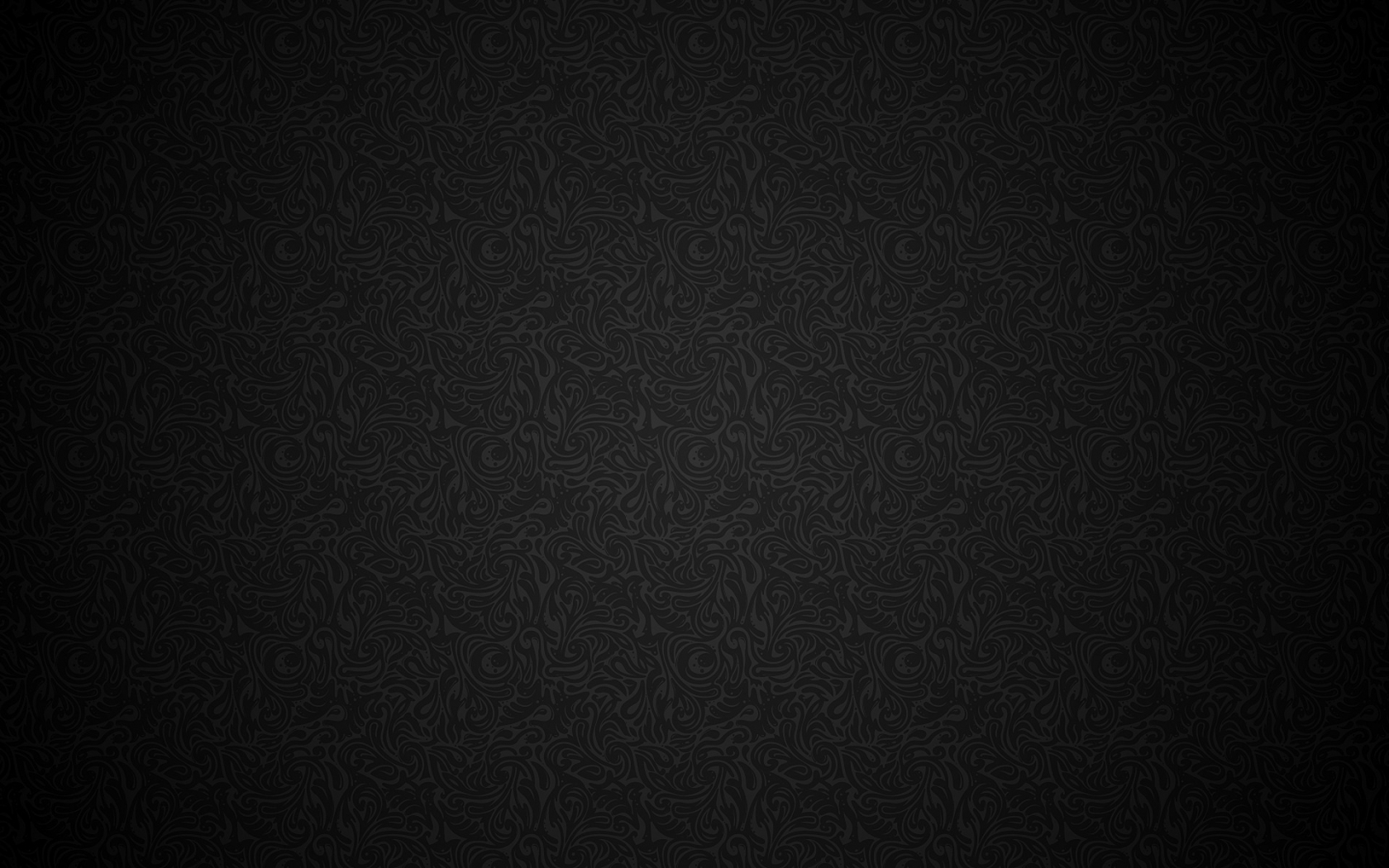 Black Floral for 1680 x 1050 widescreen resolution