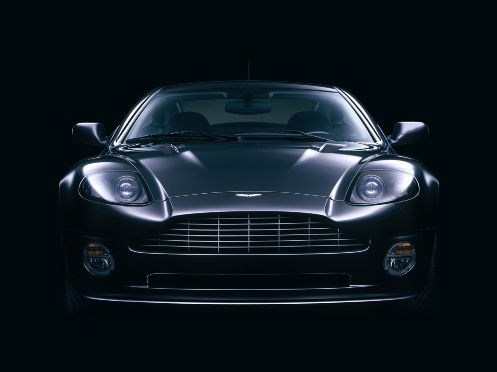 Black Front Aston Martin Vanquish for 1024 x 768 resolution