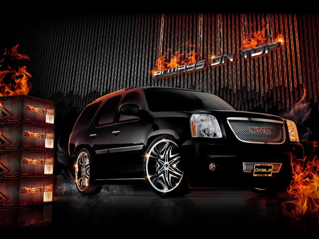 Black GMC for 1024 x 768 resolution