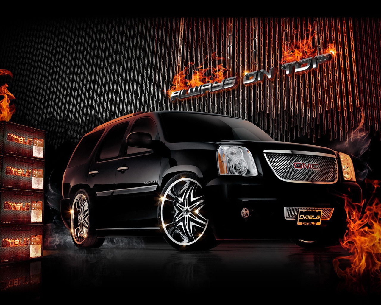 Black GMC for 1280 x 1024 resolution