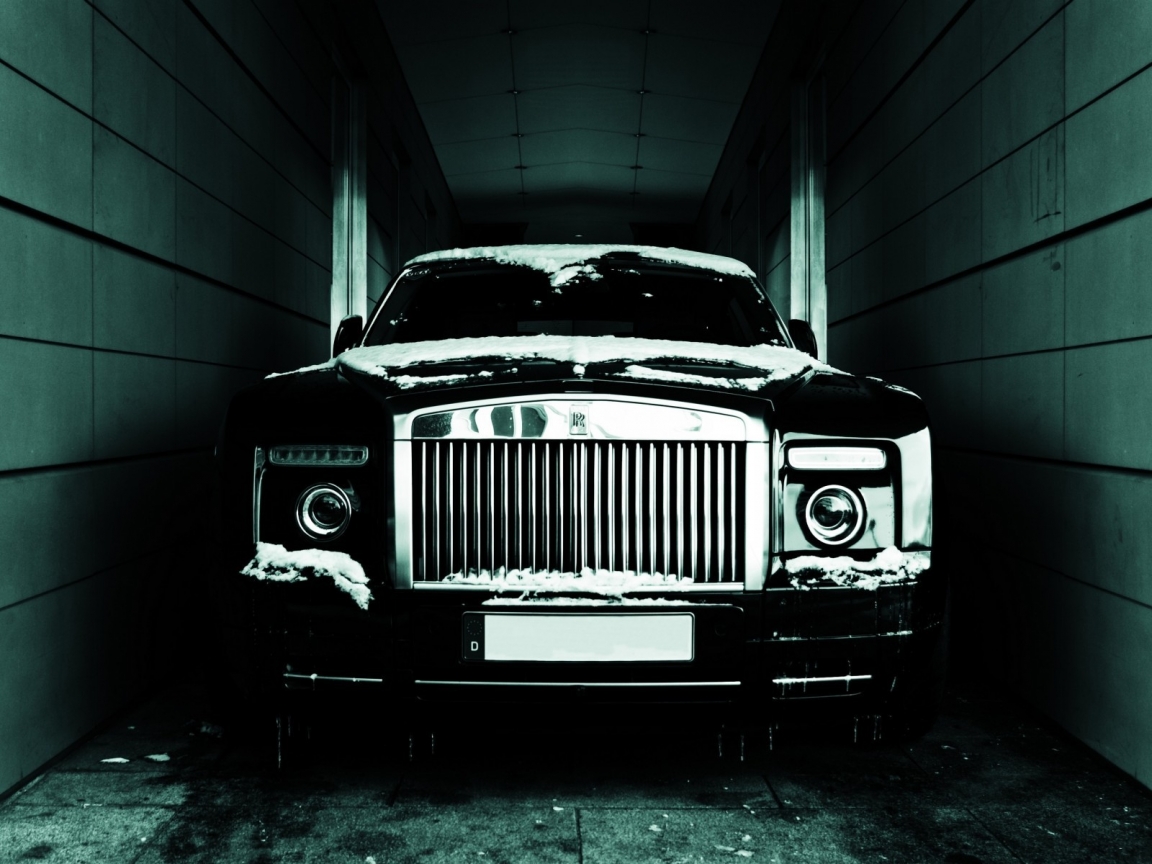 Black Rolls Royce Phantom Coupe for 1152 x 864 resolution