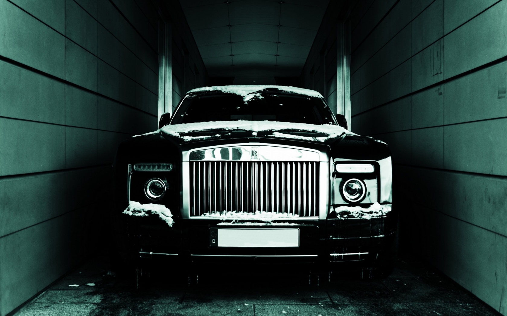 Black Rolls Royce Phantom Coupe for 1680 x 1050 widescreen resolution