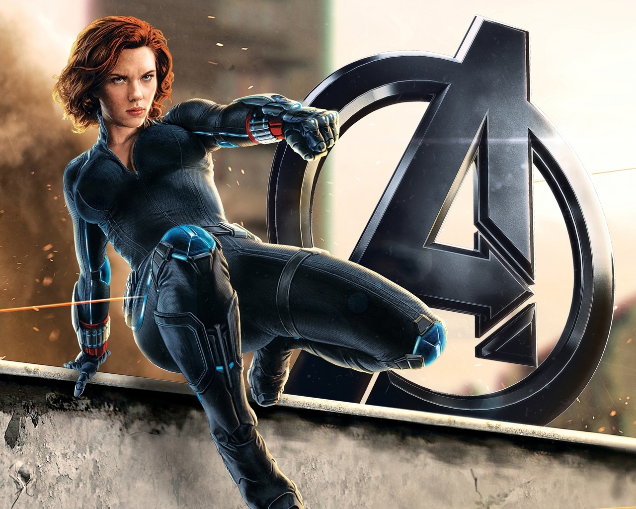 Black Widow Avengers 2 for 1280 x 1024 resolution