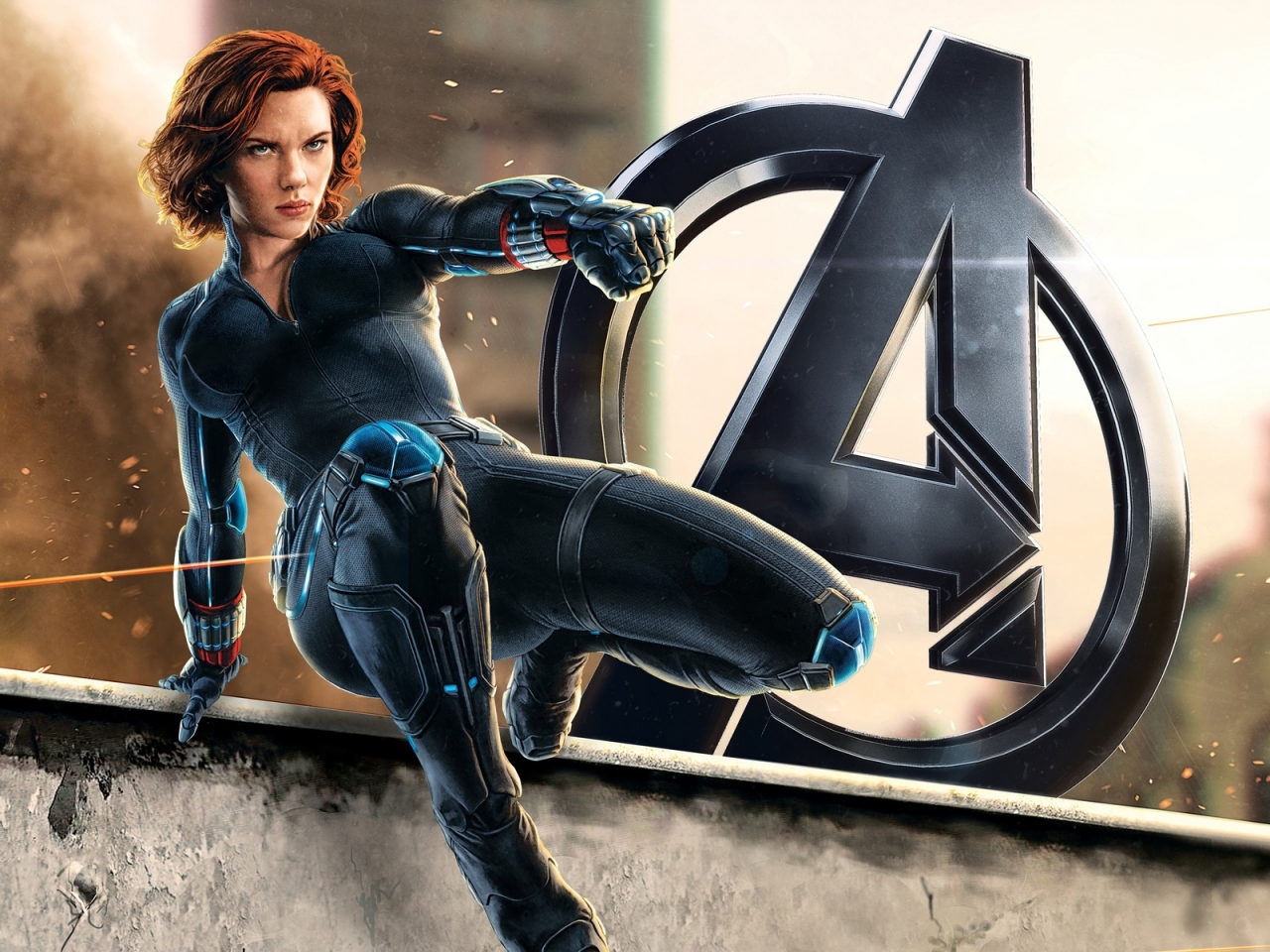 Black Widow Avengers 2 for 1280 x 960 resolution