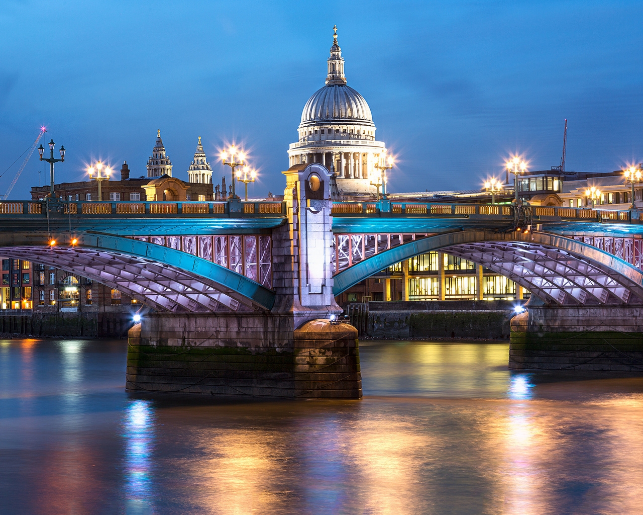 Blackfriars Bridge London for 1280 x 1024 resolution