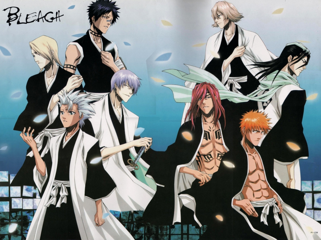 Bleach Anime Characters for 1024 x 768 resolution