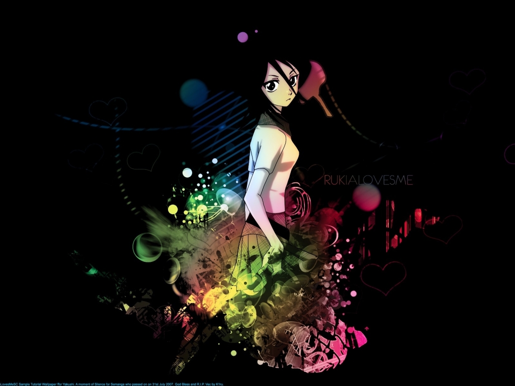 Bleach Rukia for 1024 x 768 resolution