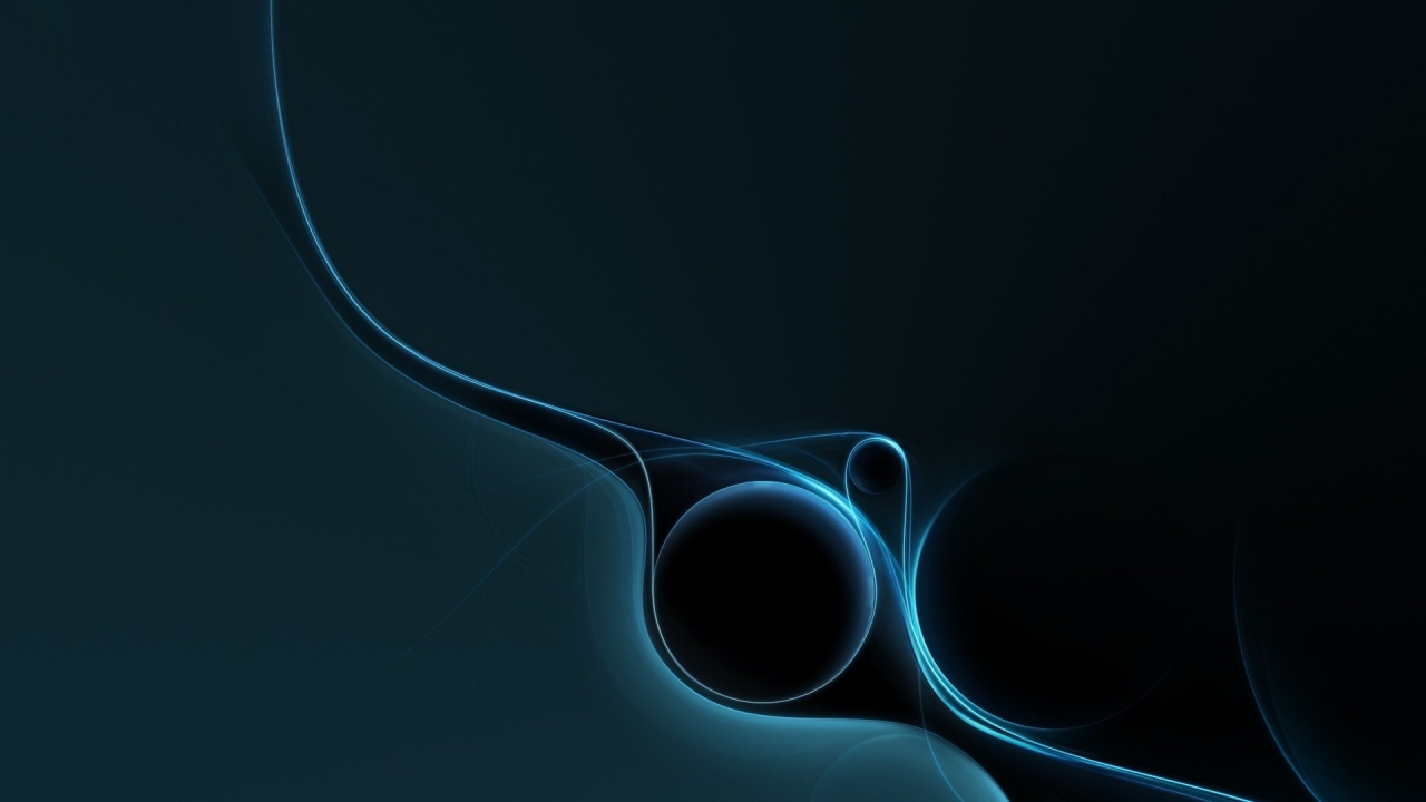 Blue Abstract for 1280 x 720 HDTV 720p resolution