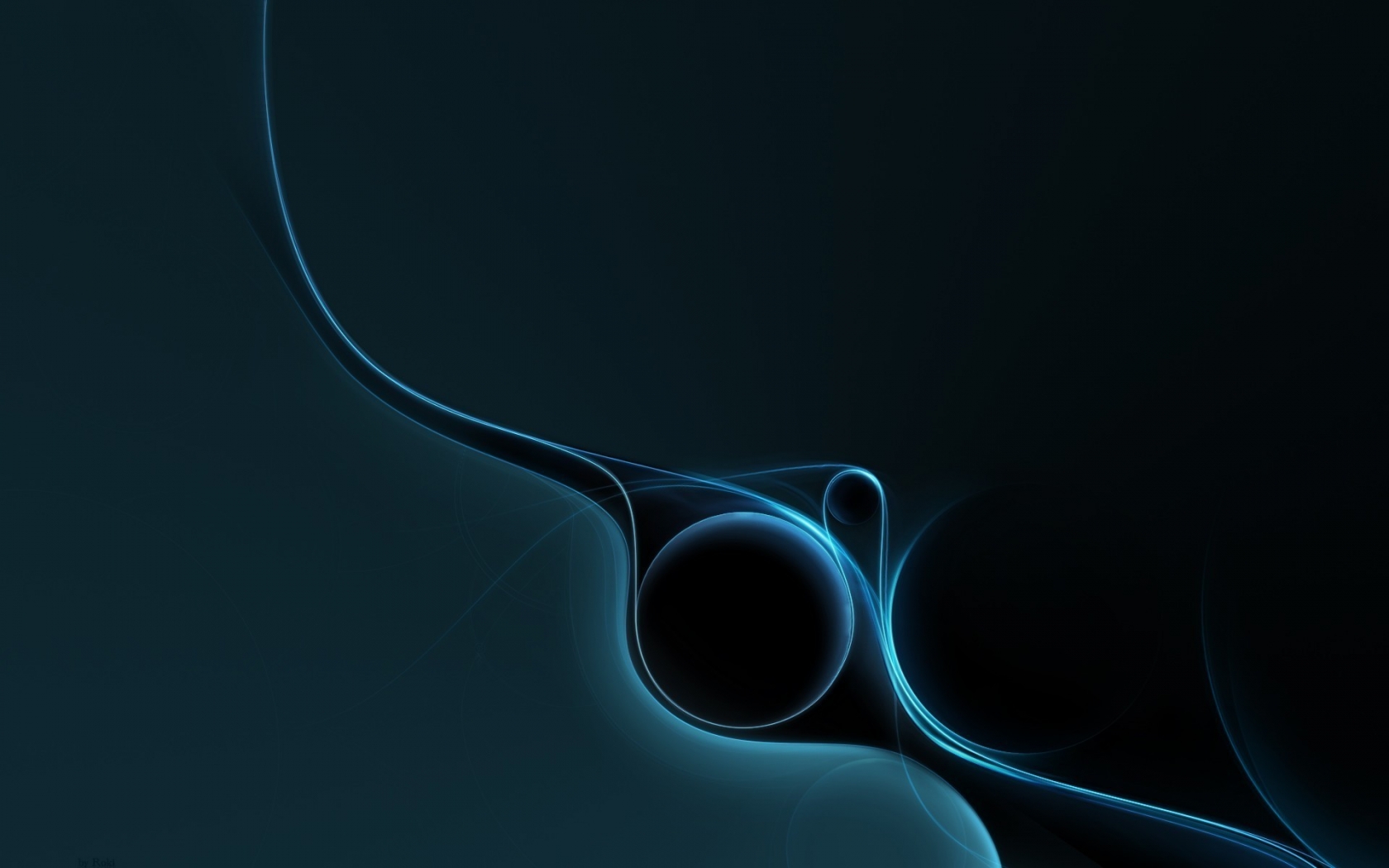 Blue Abstract for 1680 x 1050 widescreen resolution