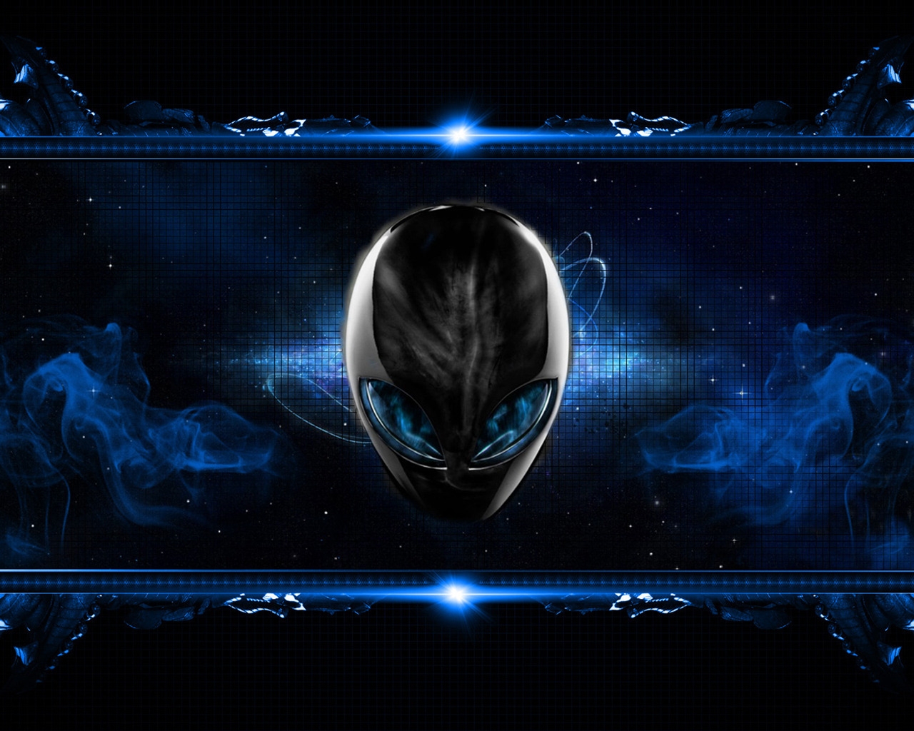 Blue Alien for 1280 x 1024 resolution