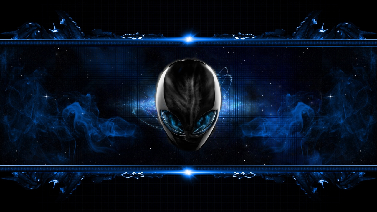 Blue Alien for 1280 x 720 HDTV 720p resolution