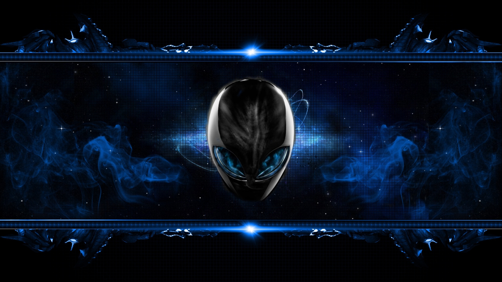 Blue Alien for 1600 x 900 HDTV resolution