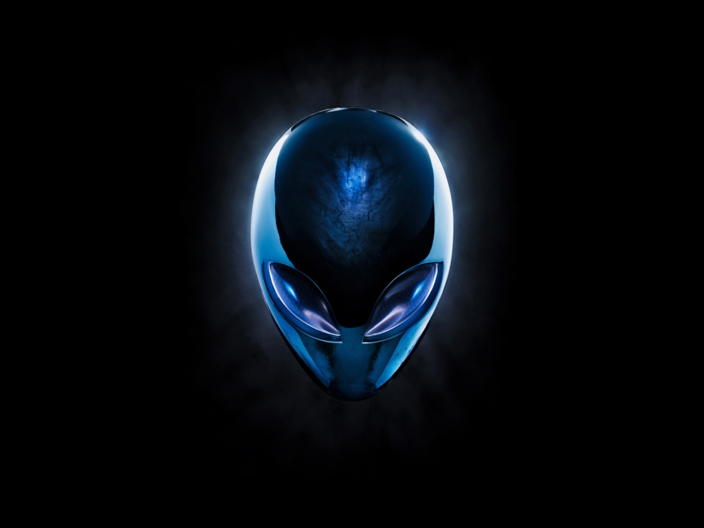 Blue Alienware for 1024 x 768 resolution