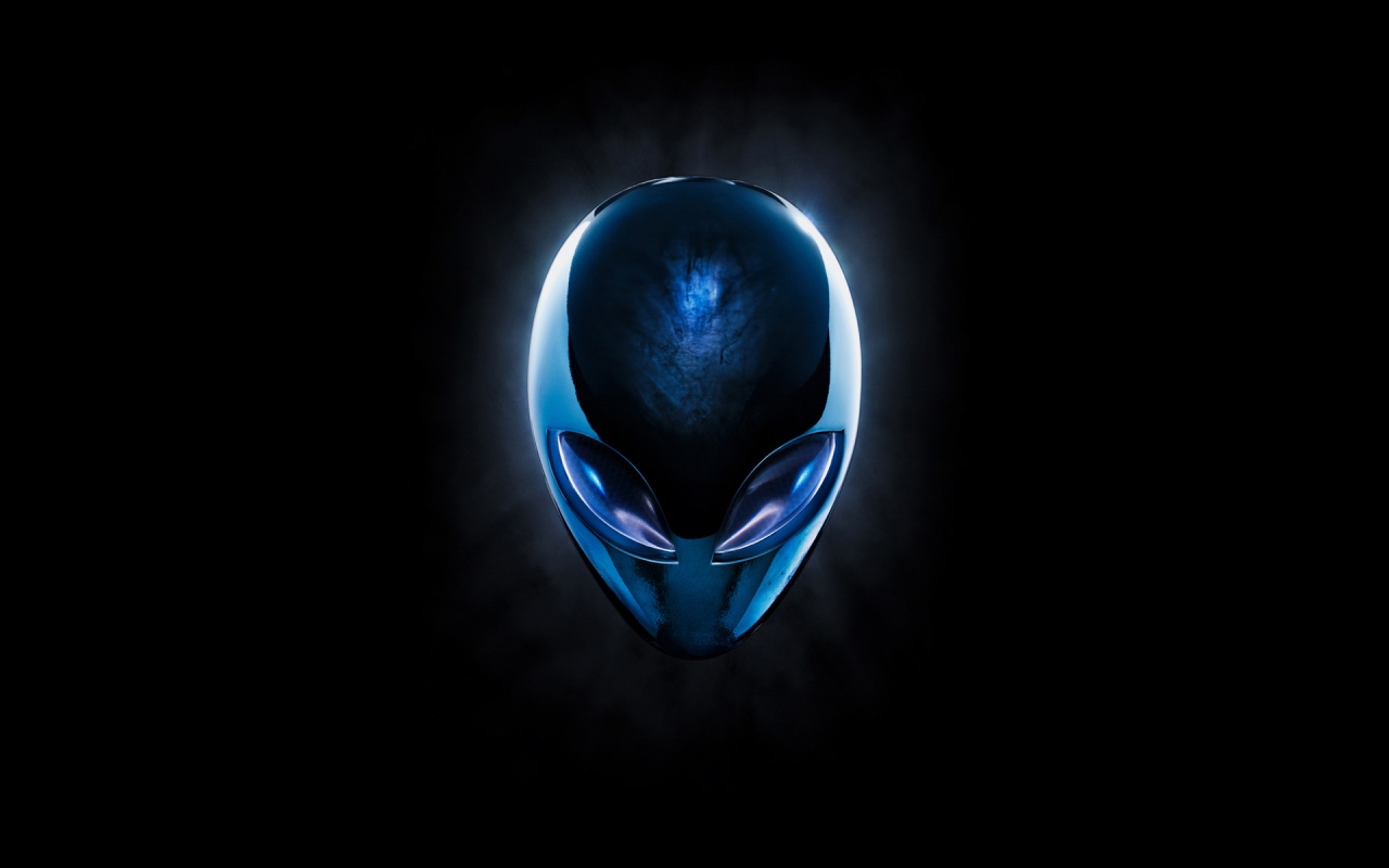 Blue Alienware for 1280 x 800 widescreen resolution