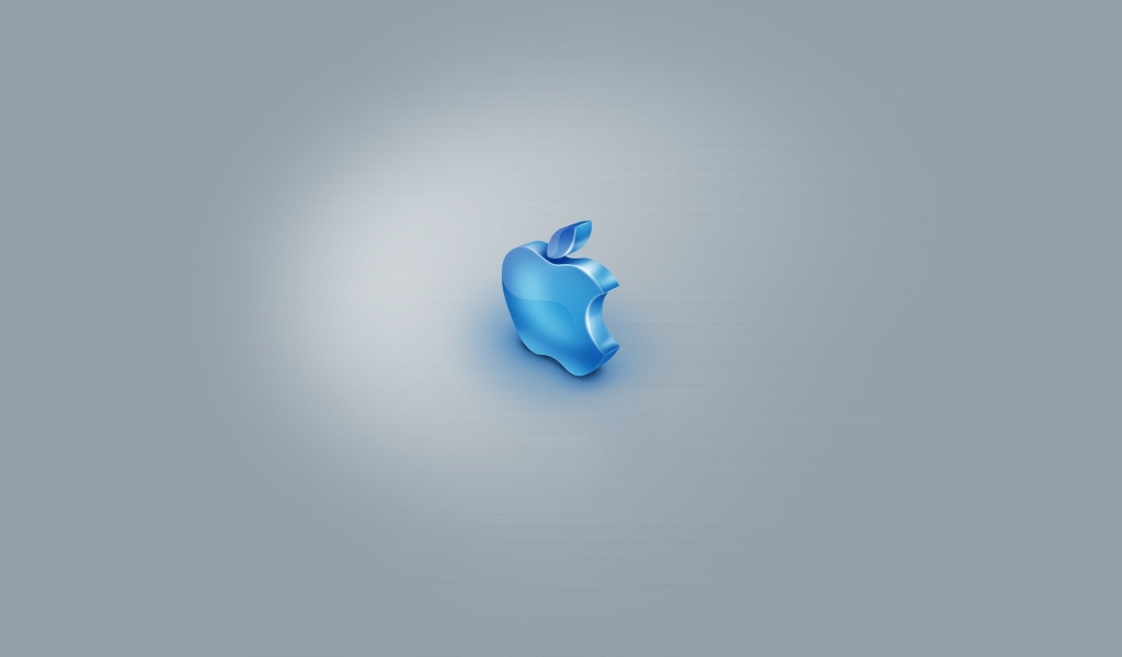 Blue Apple for 1024 x 600 widescreen resolution