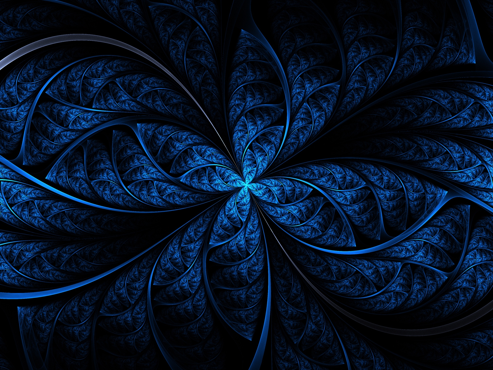 Blue Art for 1600 x 1200 resolution