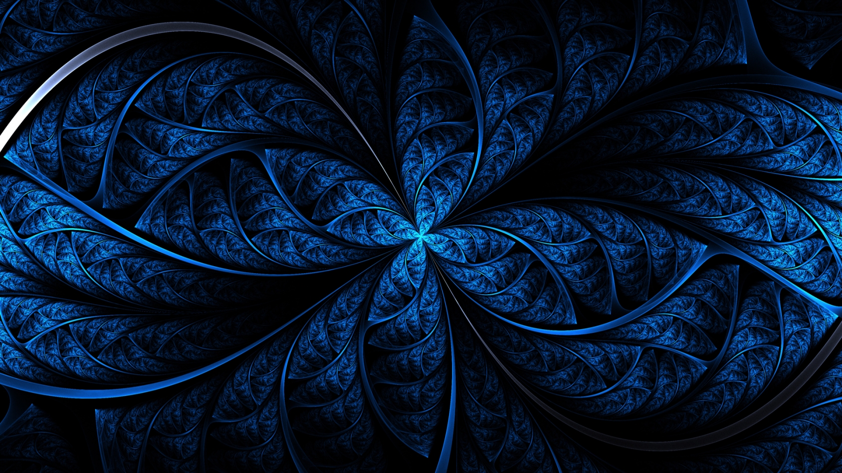 Blue Art for 1680 x 945 HDTV resolution