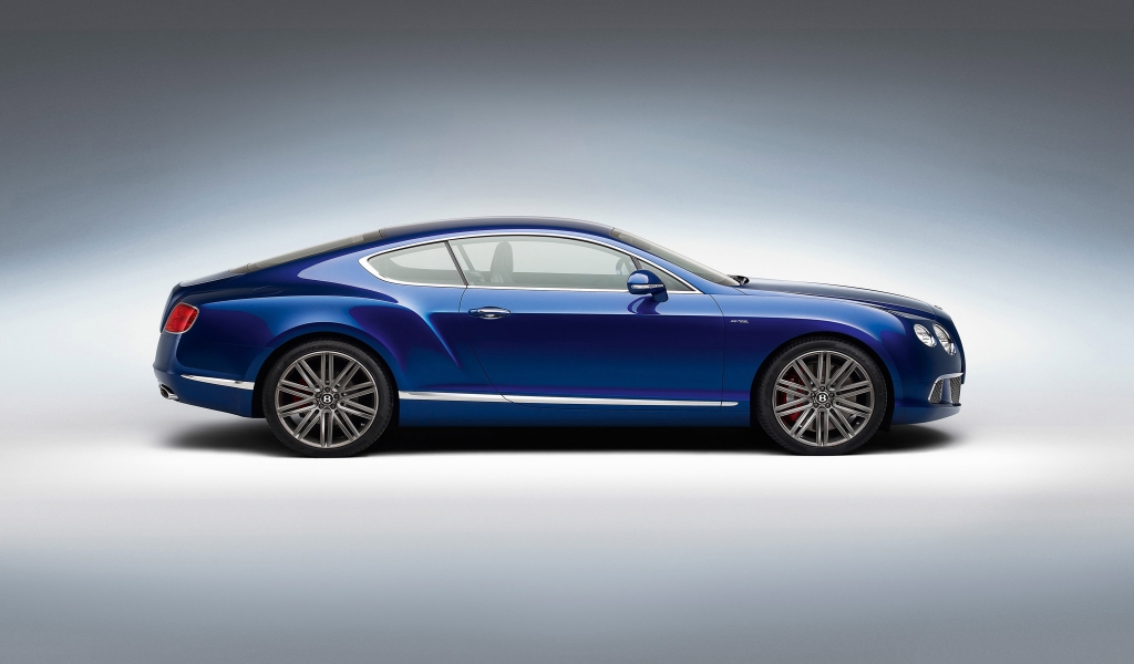 Blue Bentley GT Studio for 1024 x 600 widescreen resolution