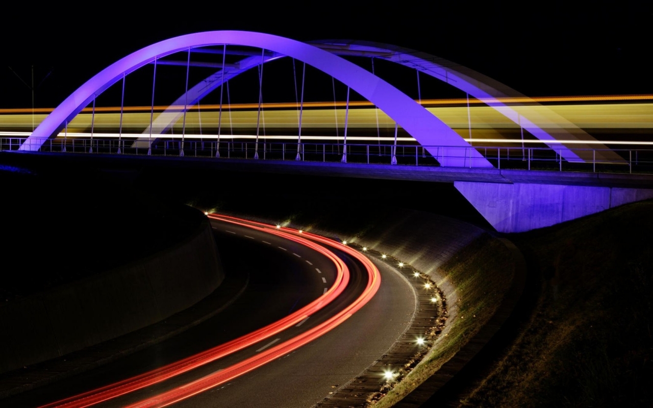 Blue Bridge for 1280 x 800 widescreen resolution