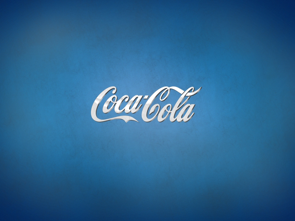 Blue Coca Cola for 1024 x 768 resolution