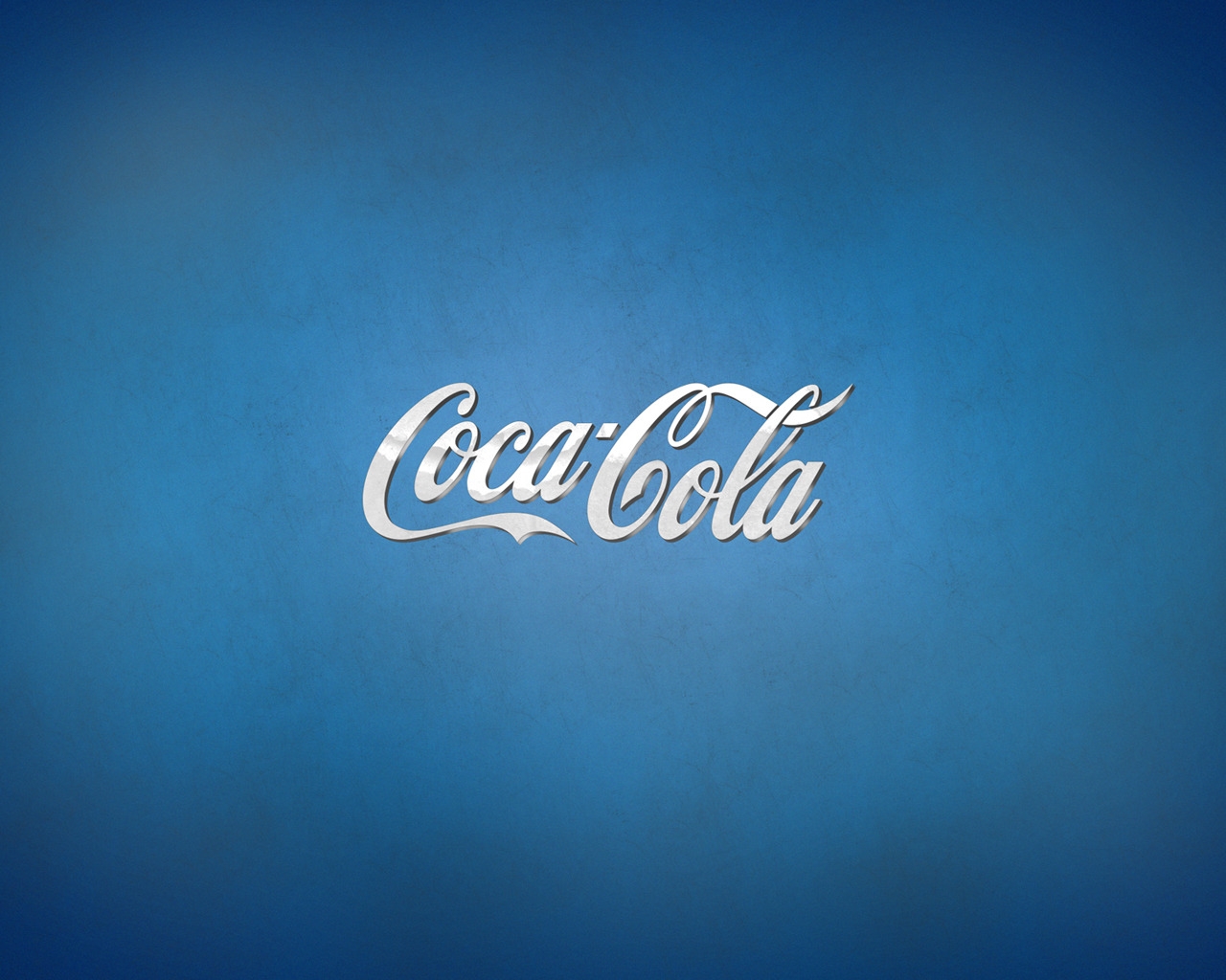 Blue Coca Cola for 1280 x 1024 resolution