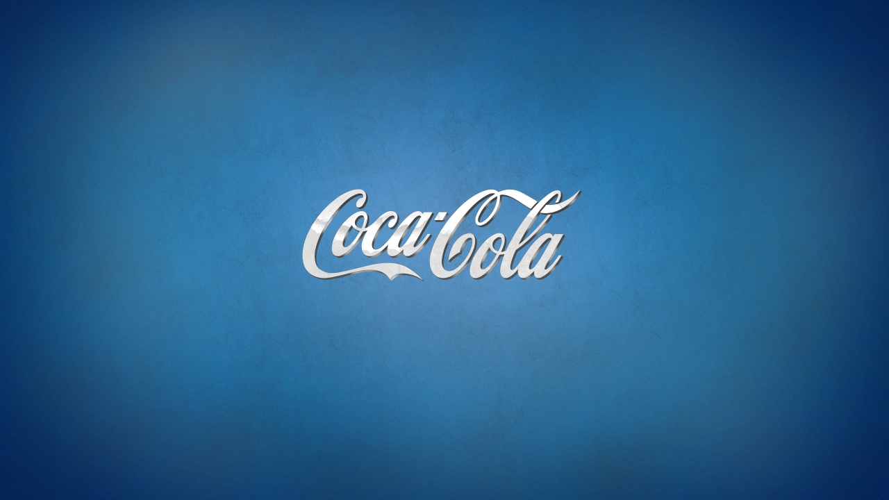 Blue Coca Cola for 1280 x 720 HDTV 720p resolution