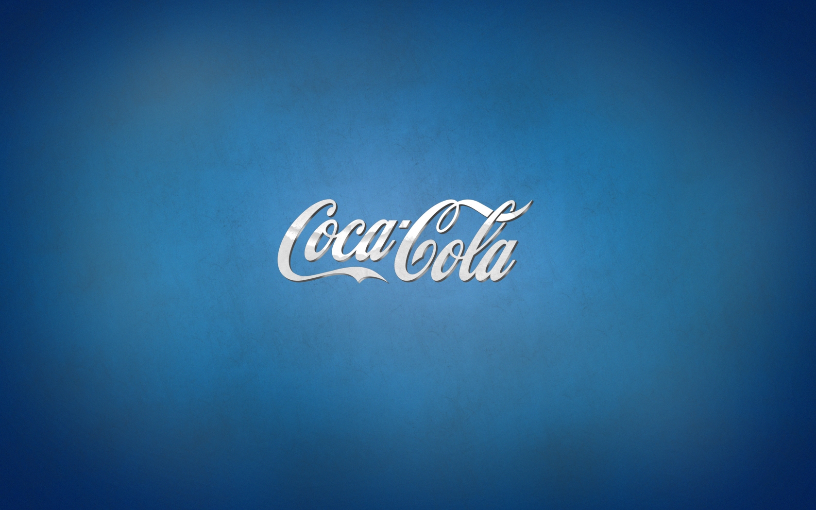 Blue Coca Cola for 1680 x 1050 widescreen resolution