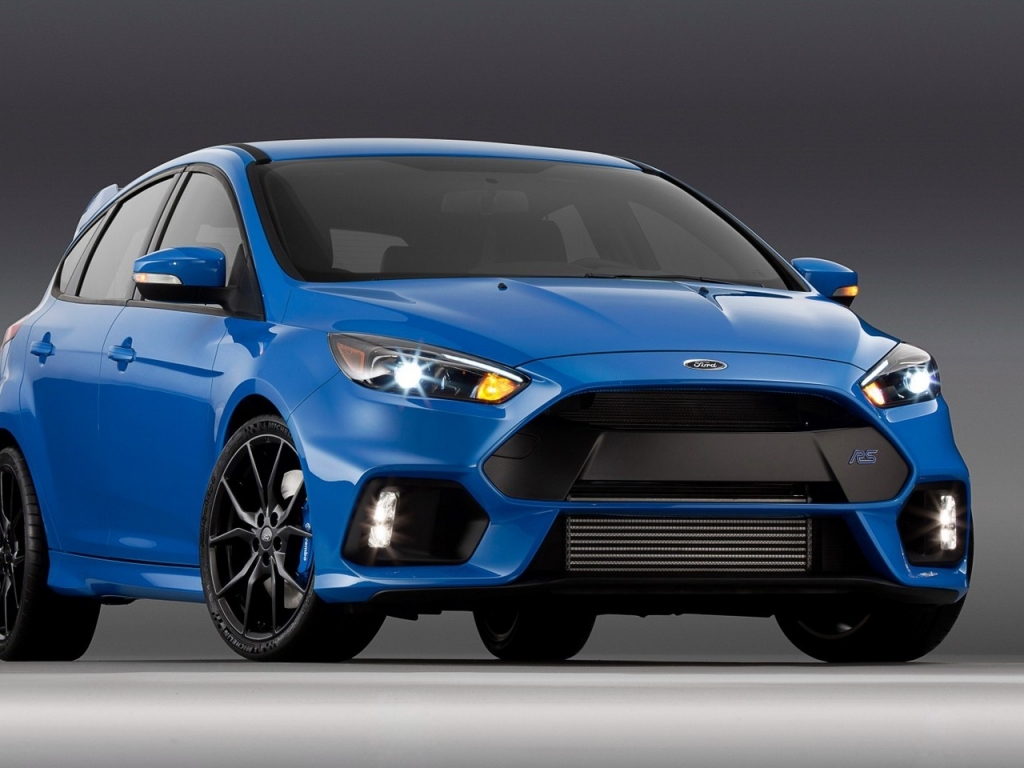 Blue Ford Focus RS  for 1024 x 768 resolution