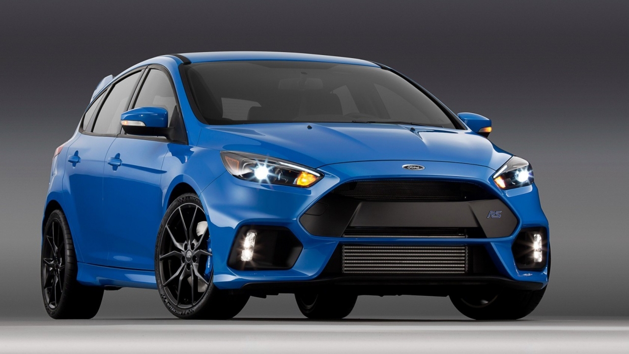 Blue Ford Focus RS  for 1280 x 720 HDTV 720p resolution