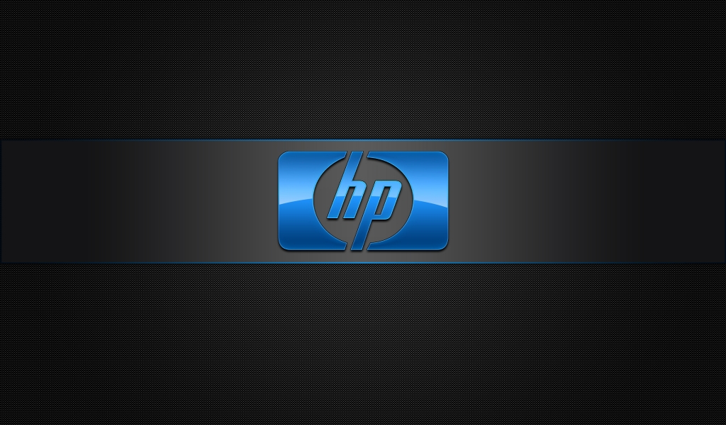 Blue HP Logo for 1024 x 600 widescreen resolution