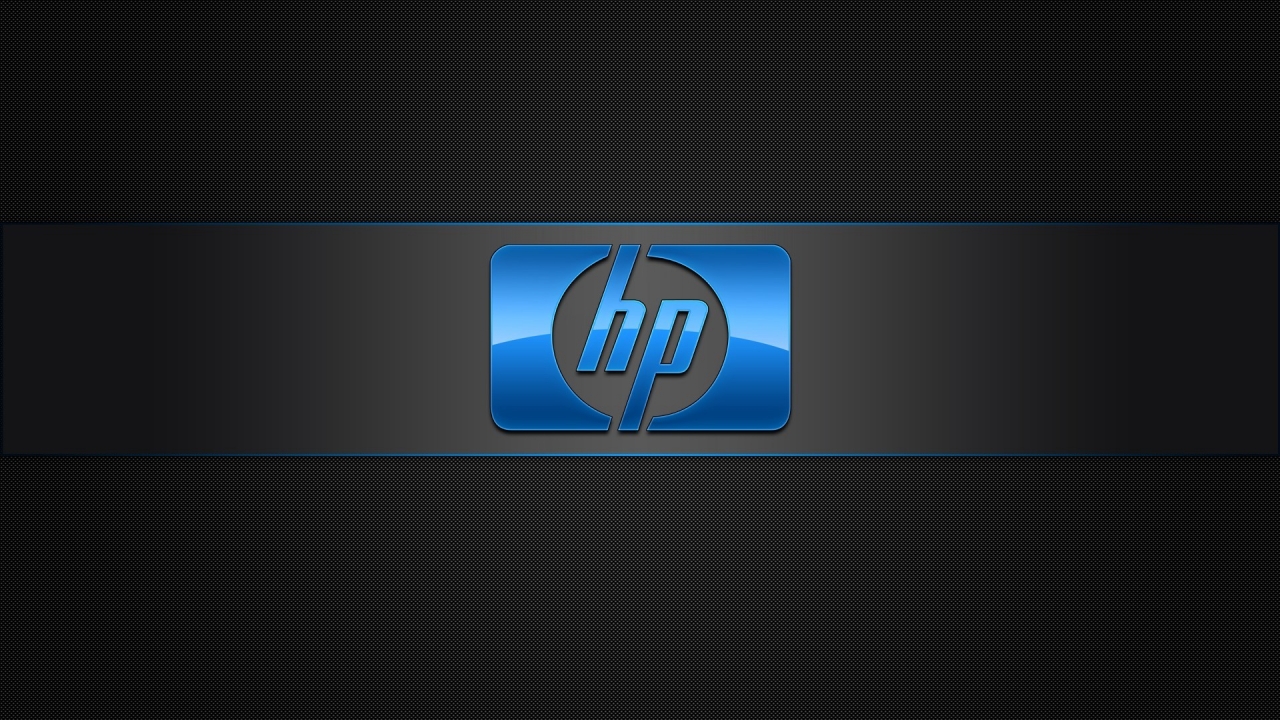 Blue HP Logo for 1280 x 720 HDTV 720p resolution