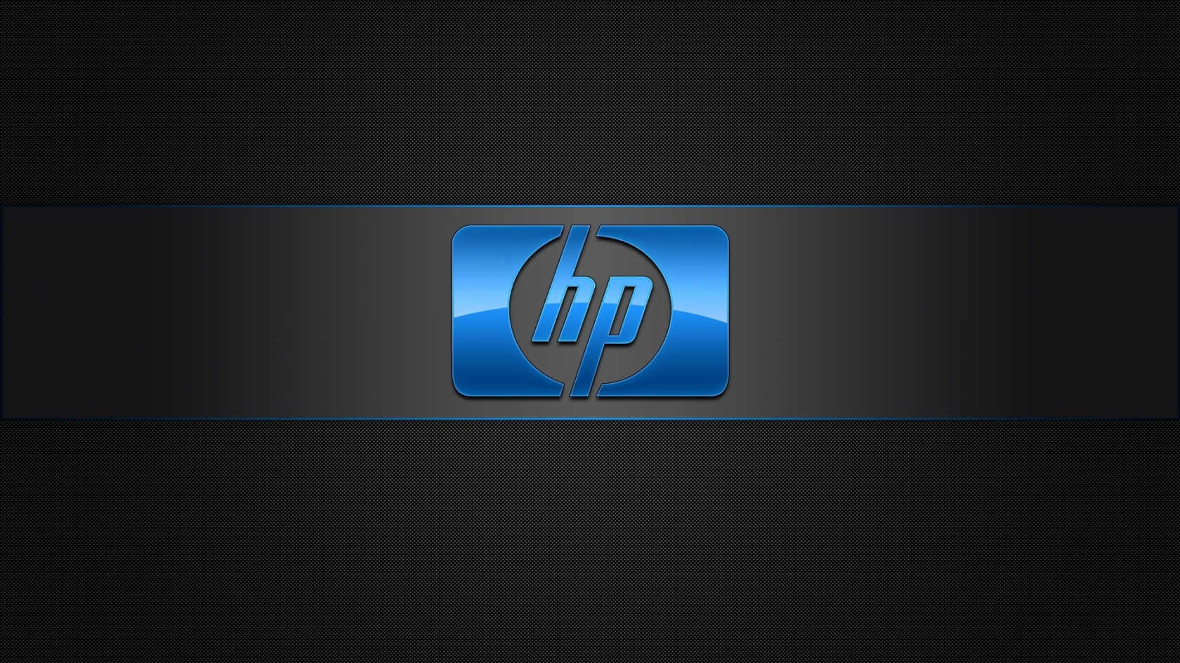 Blue HP Logo for 1680 x 945 HDTV resolution